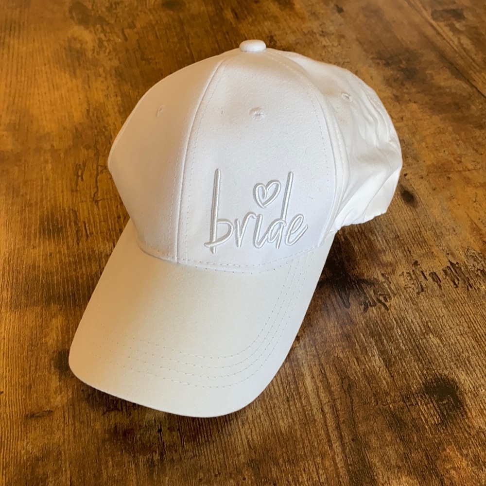 Brand New White “Bride” Baseball Hat